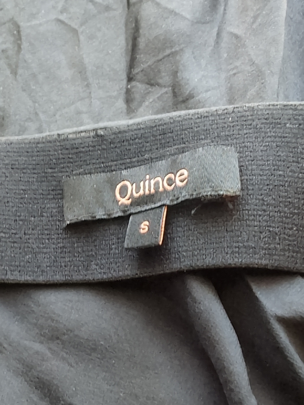Quince 100% Washable Silk Midi Skirt Black S - Picture 7 of 7